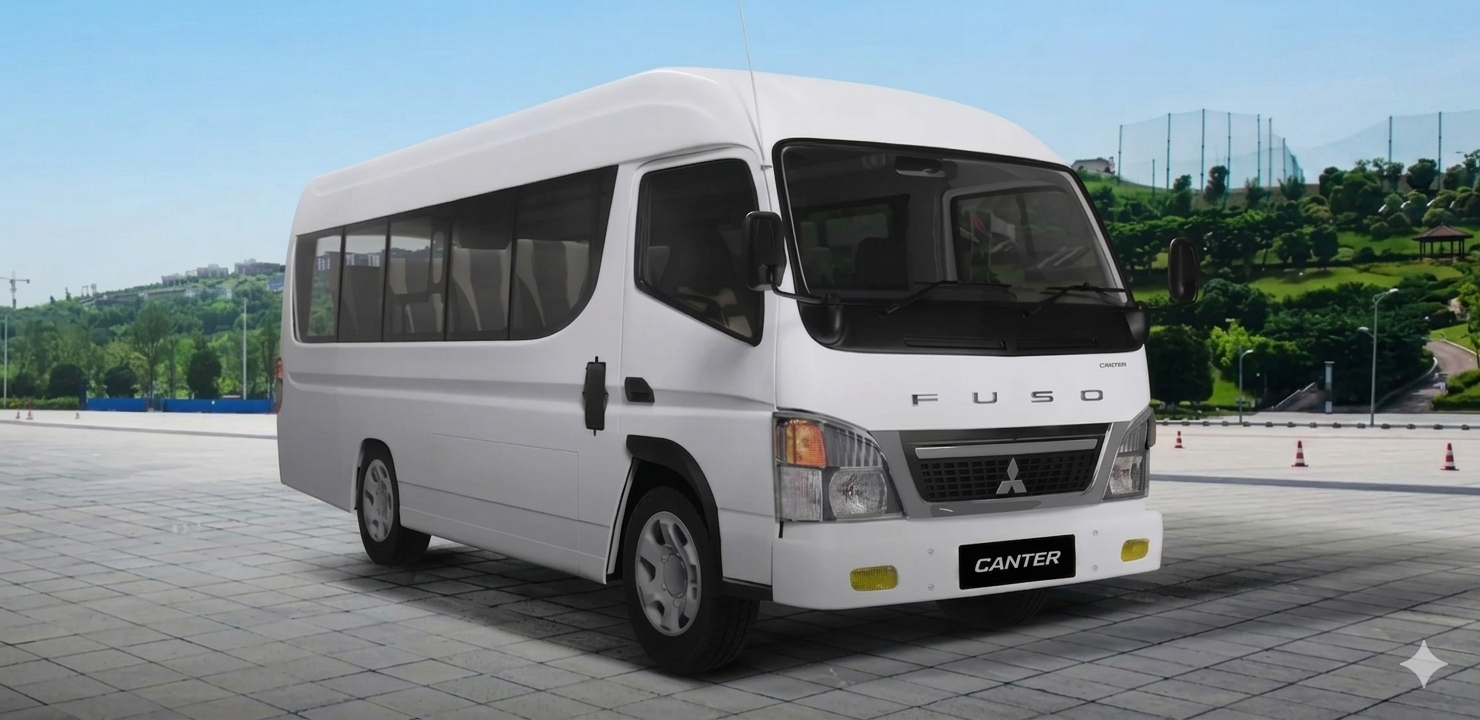 Banner Canter Bus